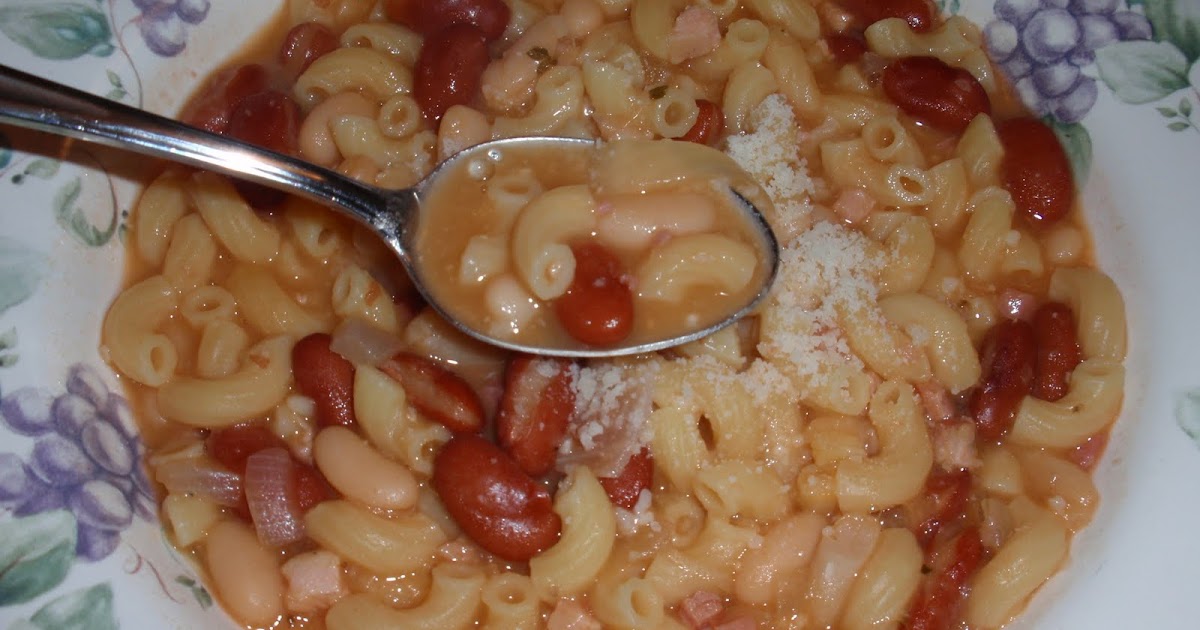 lidia's pasta e fagioli soup